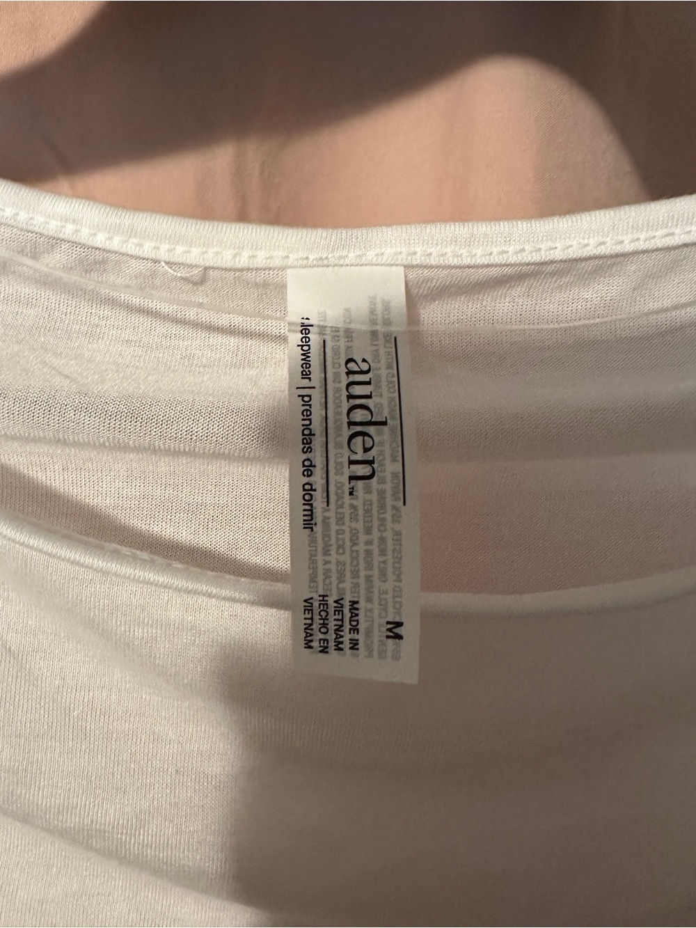 Auden White Long Sleeve Crewneck Top - Picture 3 of 5